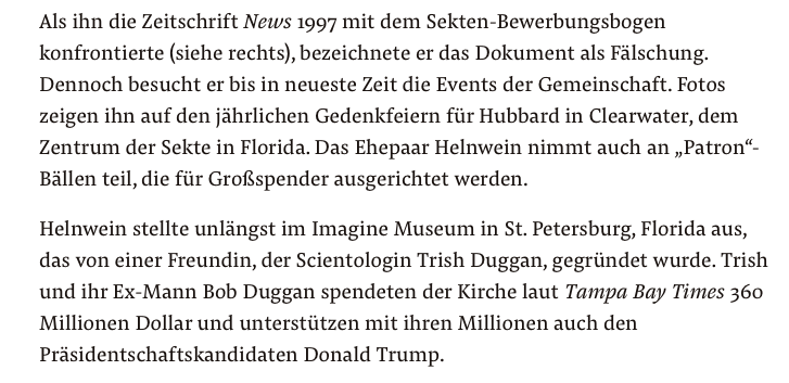 Der Falter über Gottfried Helnwein