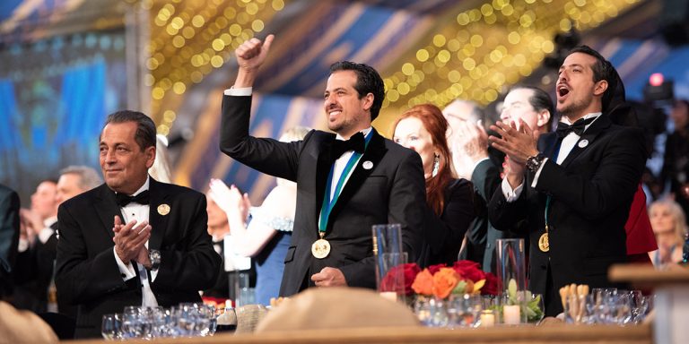 Renate und Gottfried Helnwein beim "Patrons"-Ball 2018 in Clearwater