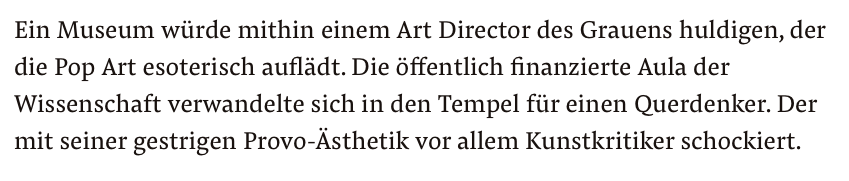 Helnwein - Der Maler der Mächtigen und der Massen - Falter Coverstory 29/24